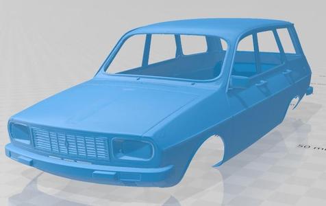 Renault 12 SW Printable Body Car
