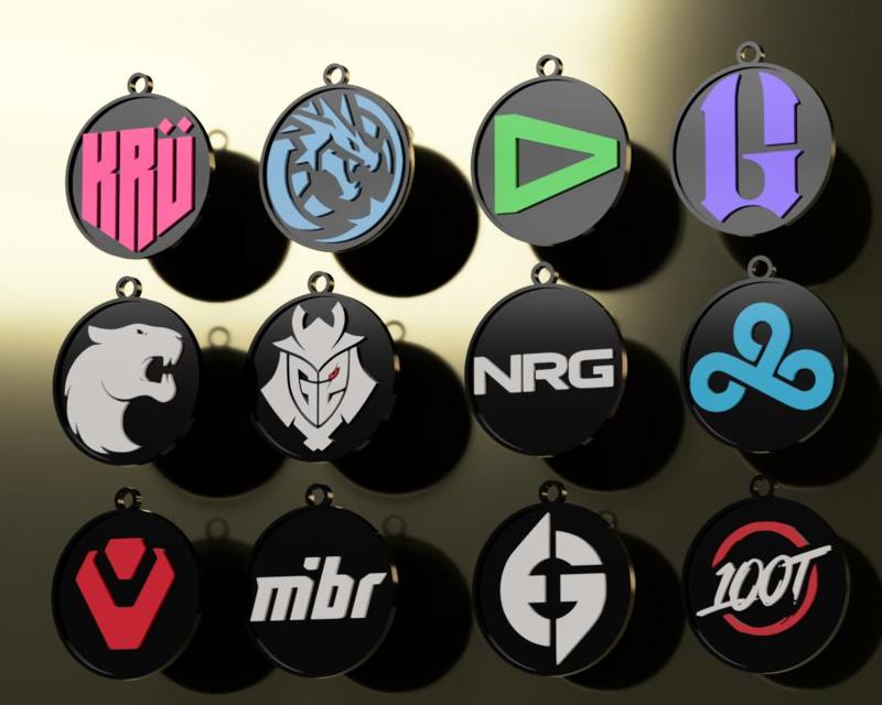 Valorant Keychains VCT NA