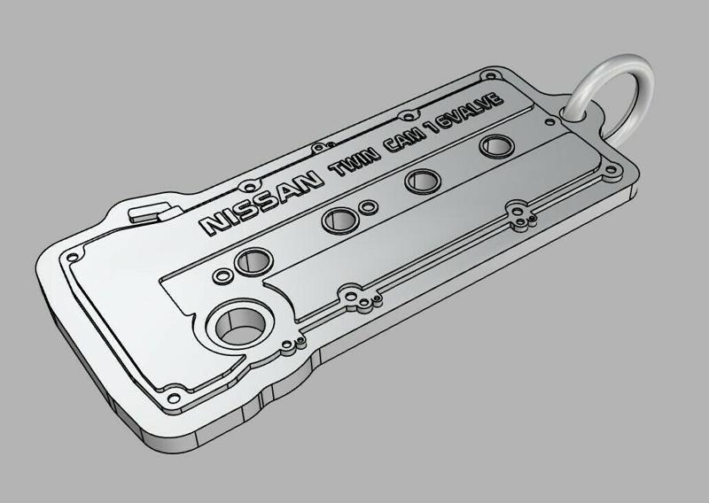 NISSAN KA24DE ROCKER COVER KEY CHAIN