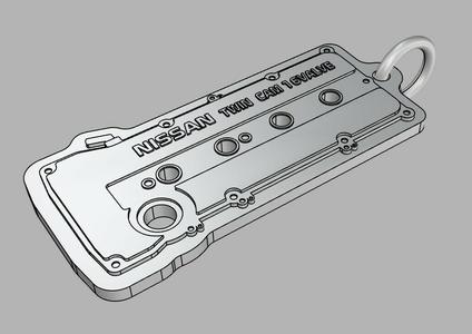 NISSAN KA24DE ROCKER COVER KEY CHAIN