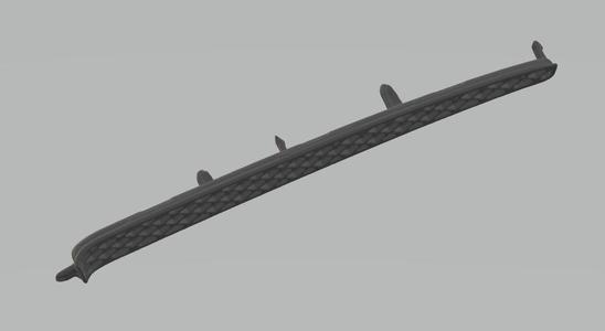 Audi A3 etron bumper side grill insert 8V3807634 55881