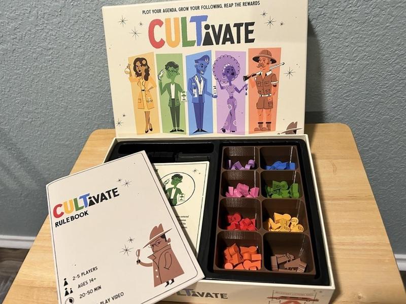 CULTivate Board Game Insert Insert - Meeple Organization