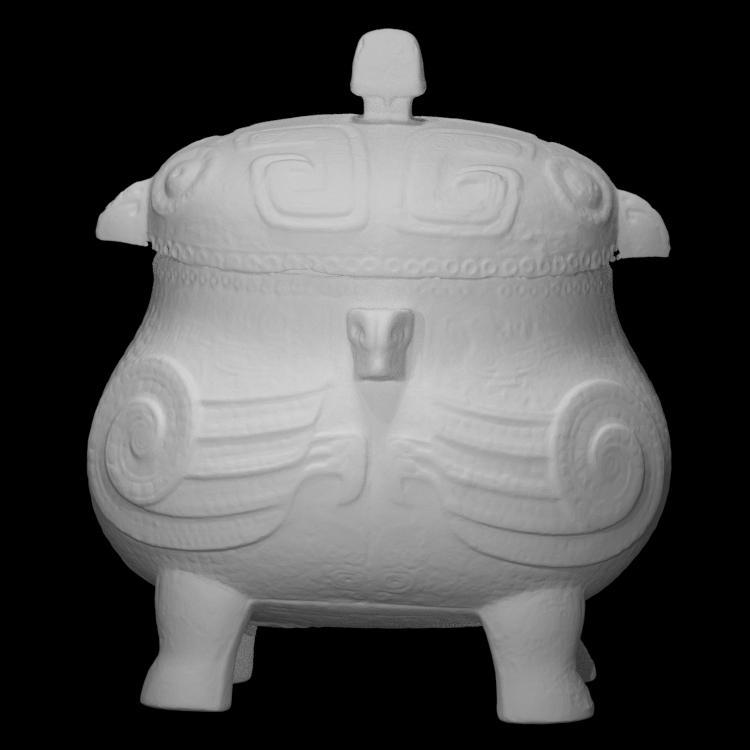You wine vessel in double-owl shape