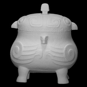 You wine vessel in double-owl shape