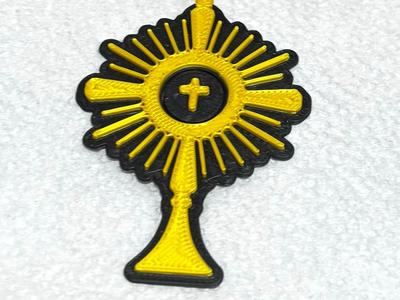 Ostensory Keychain - Eucharistic Jesus