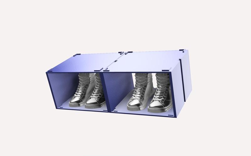 Stackable shoe rack 2.0
