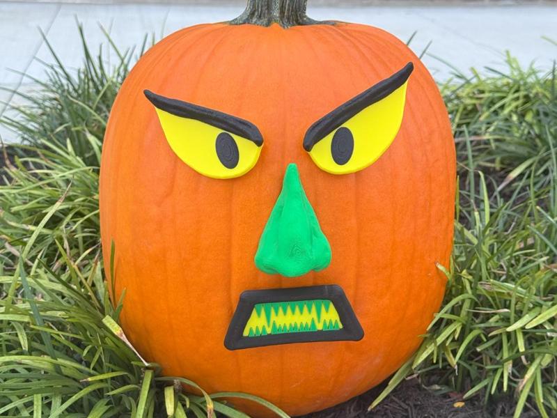 Evil Pumpkin Face