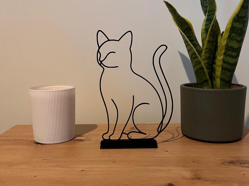 Cat 2D Art | Fine Line