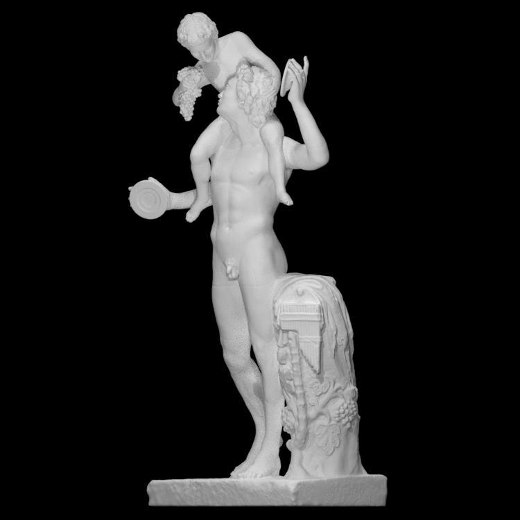 Satyr with infant Dionysus