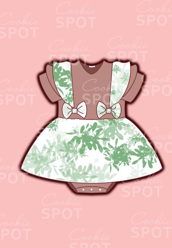 Baby Girl Onesie Dress Cookie Cutter