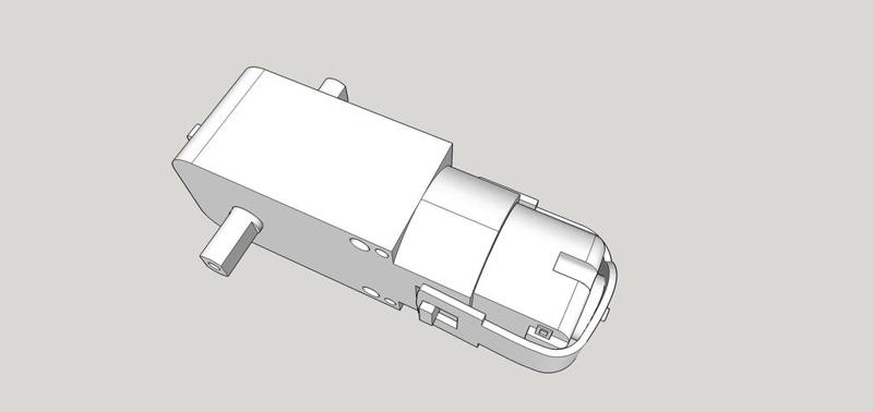 Geared Motor - Scale Model