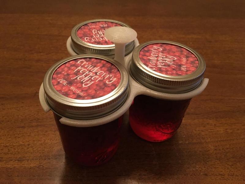 Mason Jar carrier/organizer with handle