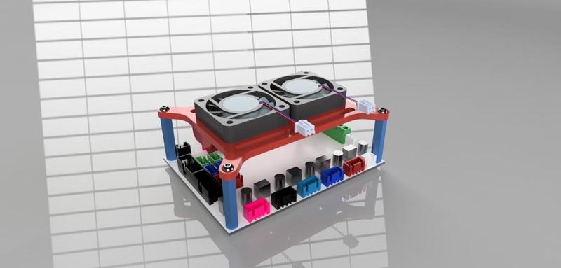 Tevo Tornado MKS GEN-L V1.0 2x40mm Fan holder