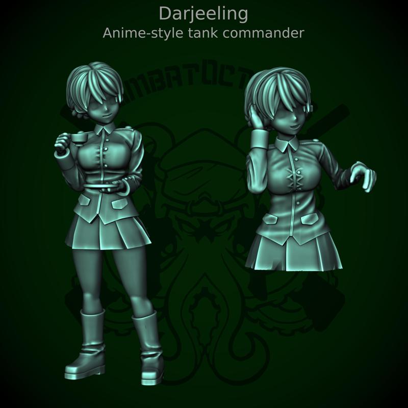 Darjeeling - anime tank commander