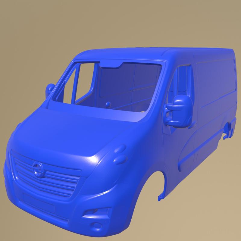 Opel Movano L1h1 2018 PRINTABLE CAR BODY