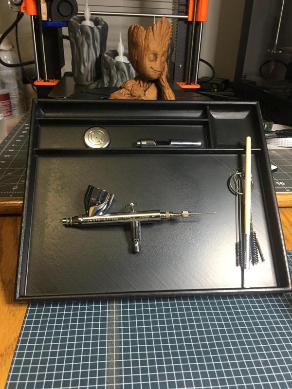 Airbrush Cleaning Tray