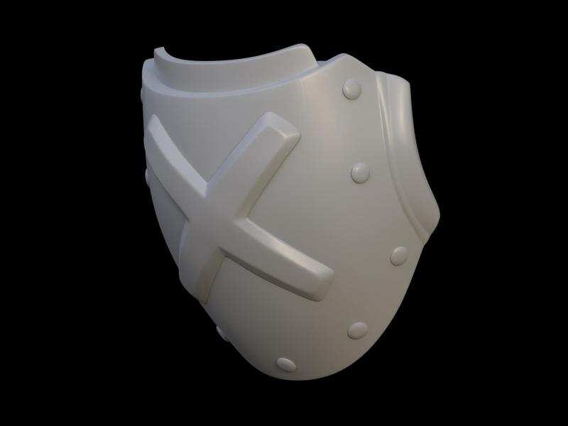 Eaglestrike Type 1 Splinterguard knee pad 3d print file