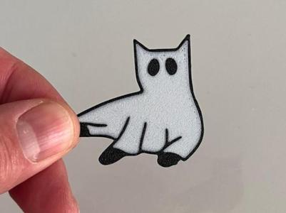 Cat Ghost Halloween #02