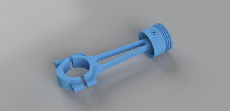 Educational 1:1 piston assembly