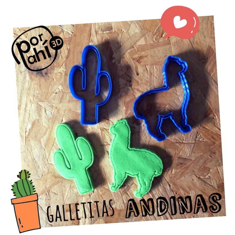 Andean cookie cutter dough call cactus