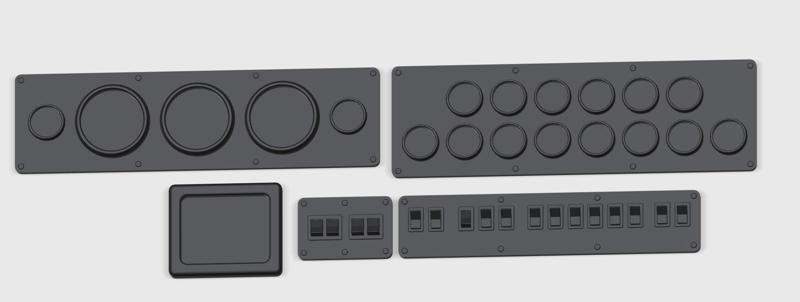 Instruments and switches for Scarab 38 KV