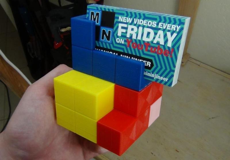 Tetris Business Card Holder