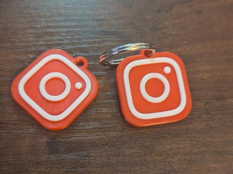 Instagram NFC keychain