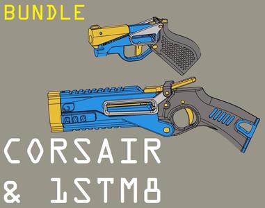 Corsair Break Action Blaster Bundle (also includes files for the 1STM8)