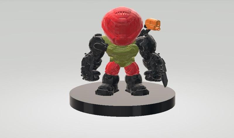 DOOMGUY TOY 3D PRINTABLE MODEL