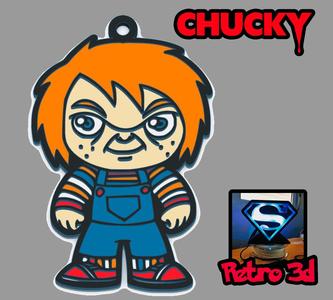 Key ring of Chucky, the diabolical doll