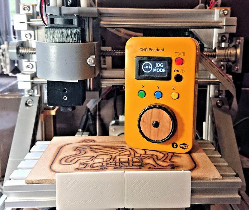 GRBL CNC Pendant with Bluetooth