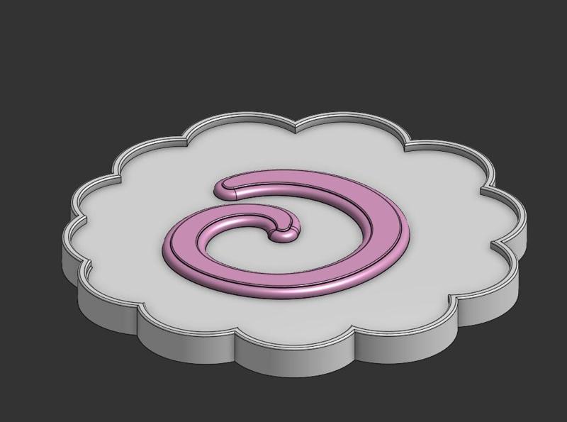 Narutomaki shaped coaster