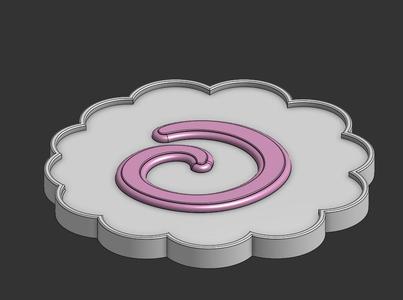 Narutomaki shaped coaster