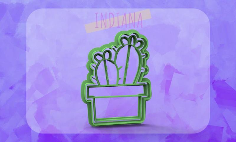 DOUBLE CAPTUS CUTTER WITH FLOWER