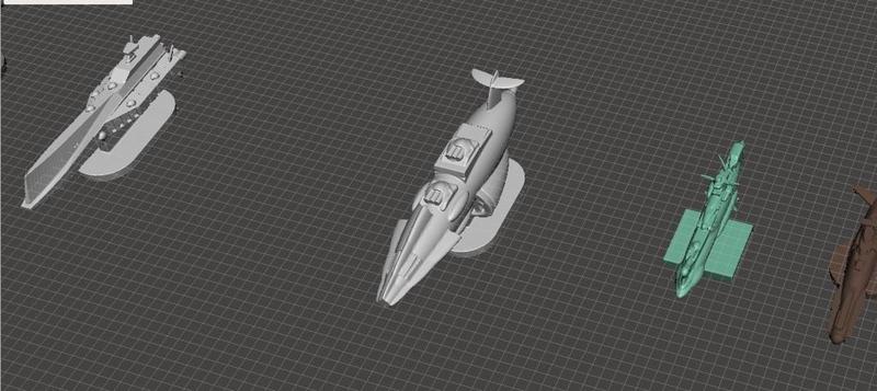 ROBOTECH Inherit the Stars EBSIS Fleet RRT Strategy GAME PIECES set3