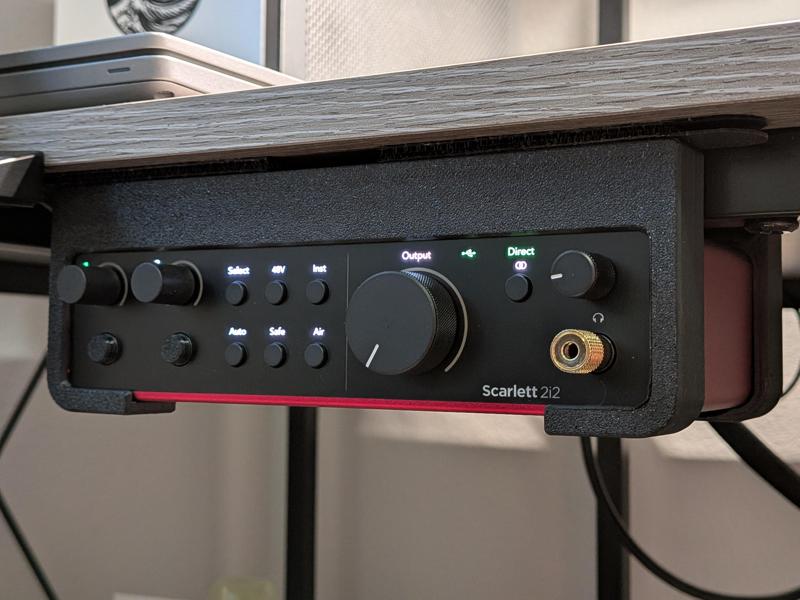 Scarlett 2i2 Gen 4 Under Desk Mount