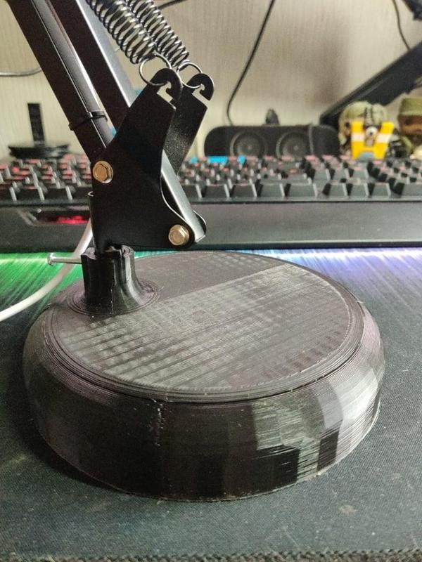 Lamp Base for WebCam Mount