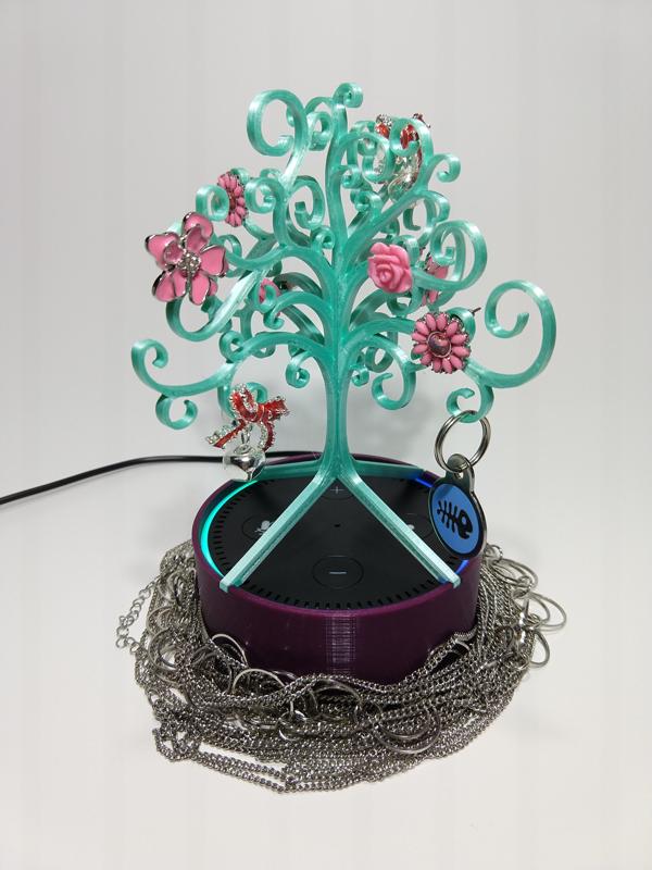 Jewelry Hanger Tree for Echo Dot (2nd Gen)