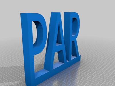 Lettrage Biblio-Parents (Library Sign)
