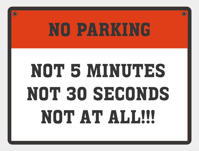 No Parking Sign