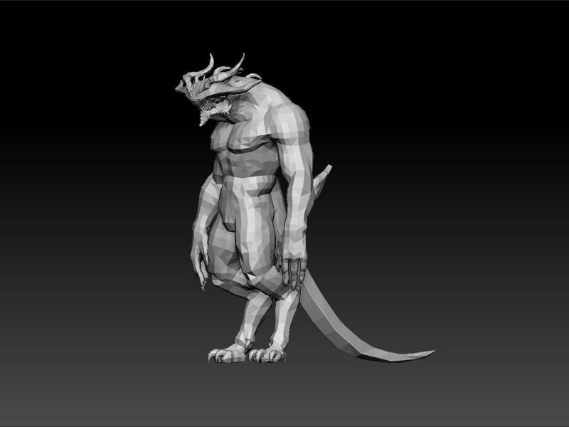 Monster lowpoly