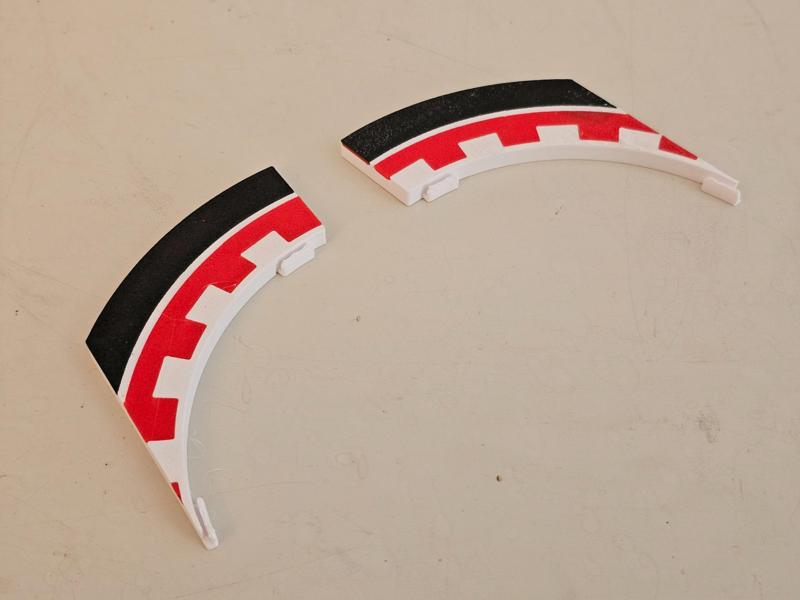 Slot Car Track Border: AFX Hairpin cut