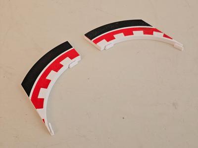 Slot Car Track Border: AFX Hairpin cut