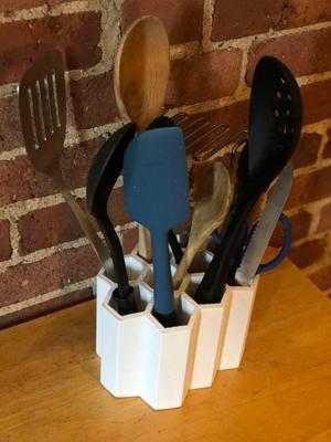 Honeycomb Utensil Holder