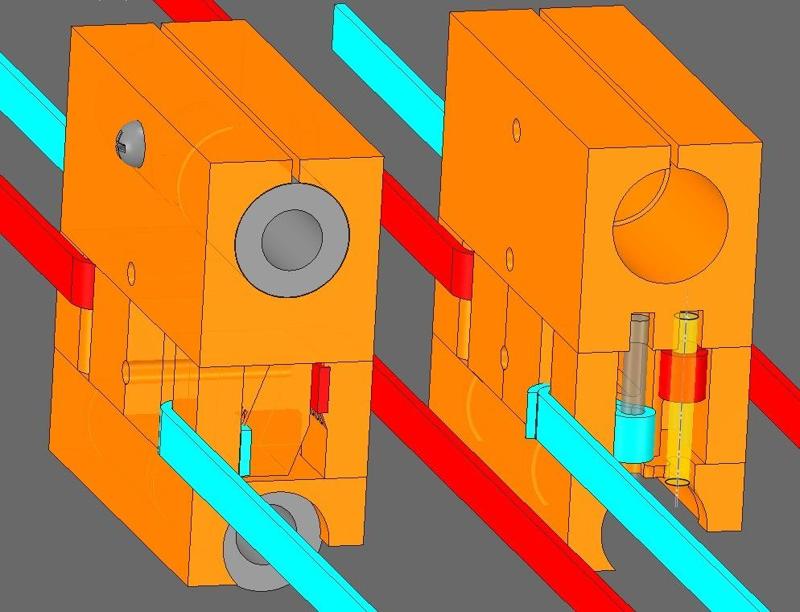 "Smartrap CoreXY"-like X Carriage with internal clamping belts (gets rid of the "in-the-way" belt clamping ears)")