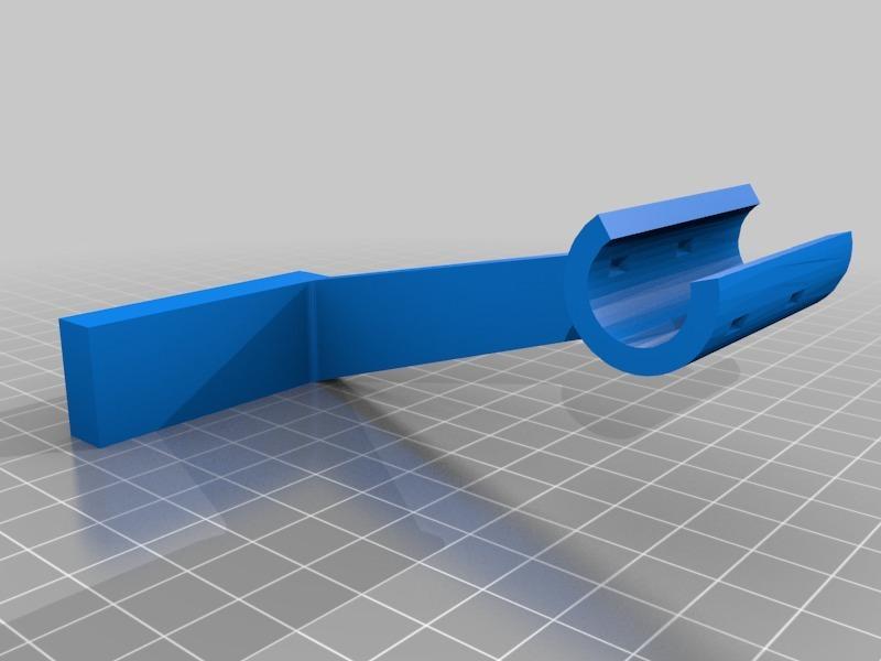 Creality Ender 3 Z-Axis bar wire guide - No screws