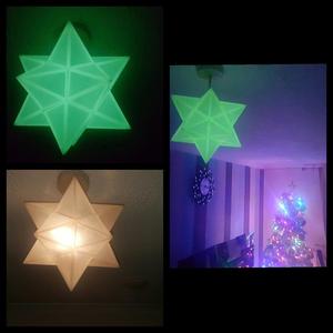 Glow in the dark light star 