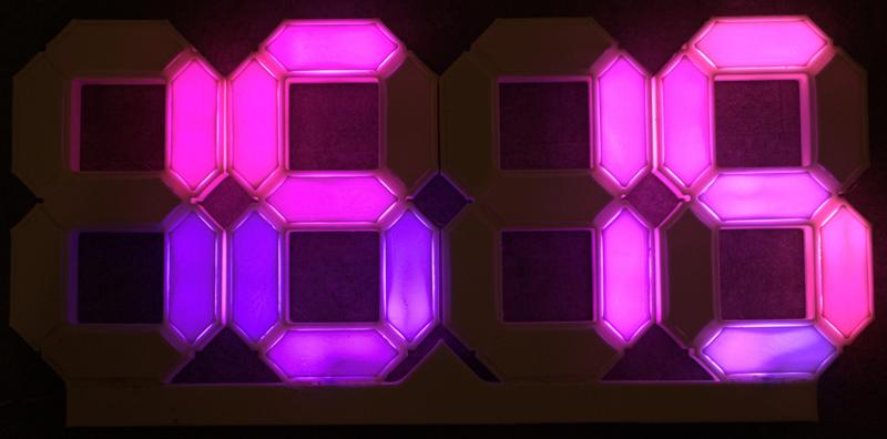 wled clock/ timer/ stopwatch seven segment display