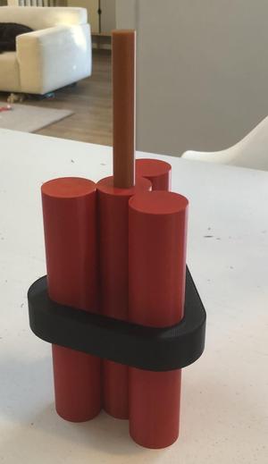 LEGO like dynamite scale 10:1