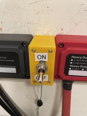 Mountable toggle switch box